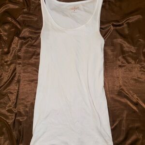Maternity White Tank Top
